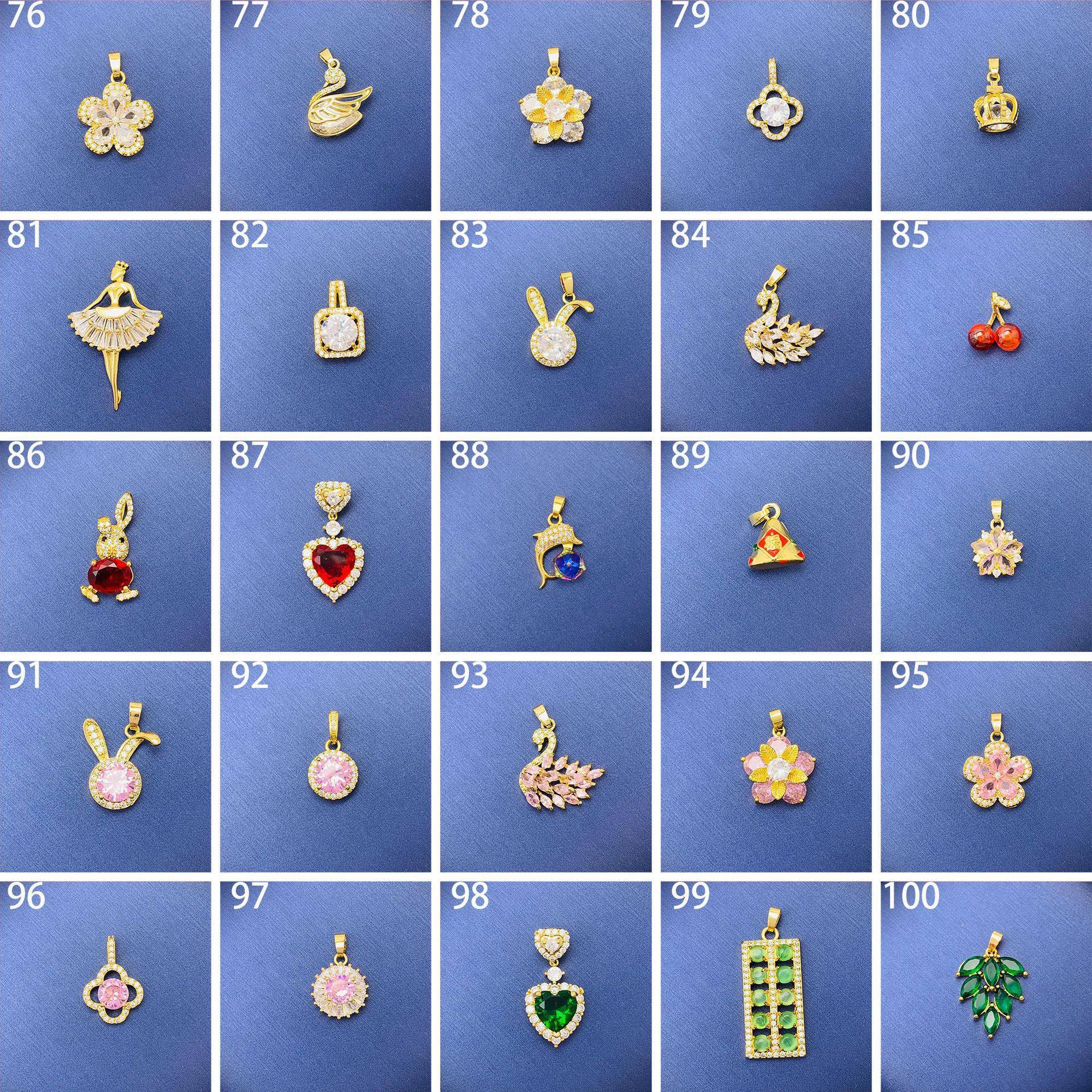 Hundreds of pendant accessories wholesale casual matching diy jewelry Net red trembles explosions without chain