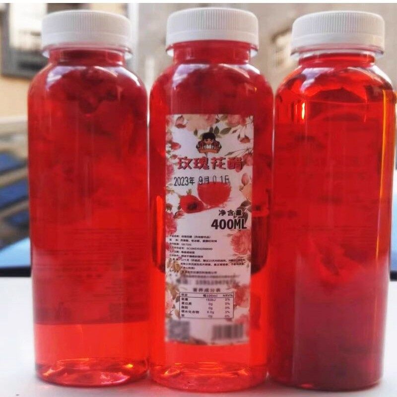 Yunnan Rose Vinegar Drink Buckwheat Vinegar Edible Fresh Rose Petal Vinegar Like Apple Vinegar Drink Barrel