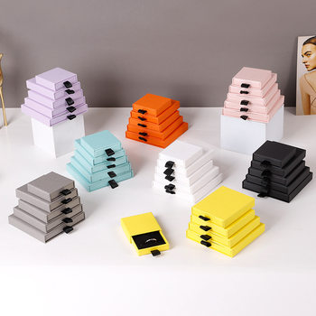 In-Stock Amazon Drawer Jewelry Box for Accessories, Earrings, Jewelry Packaging Box, Ring and Earring Paper Box, Necklace and Bracelet