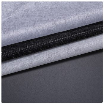 Factory wholesale 30g double-point lining non-woven lining placket bag paper lining with adhesive paper size press-bonded lining