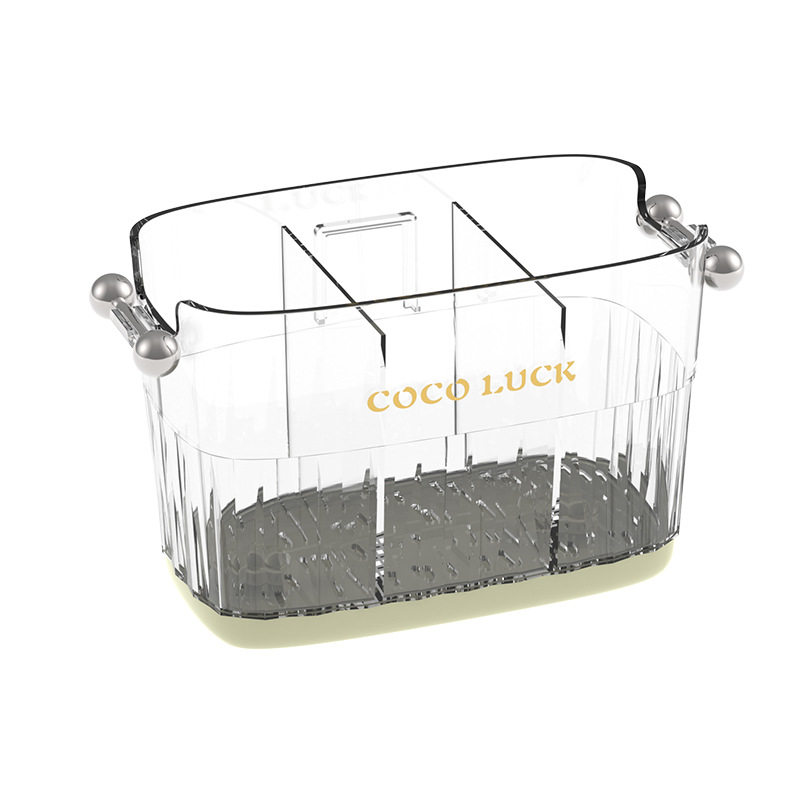 Strictly Selected Transparent Chopsticks Storage Box Wall-mounted Household Chopsticks Holder Kitchen Spoon Storage Rack Basket Chopsticks Cage Rack