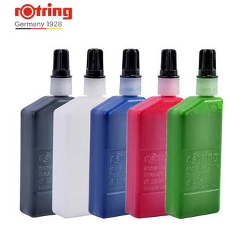 German rotring red ring needle pen ink 23ml red green black white blue original