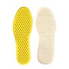 Warm Insoles with Fleece Lining, Thick Imitation Cashmere Insoles, Sweat-Absorbent, Odor-Resistant, Soft, Elastic, Shock-Absorbing, Plush Insoles for Long Standing Without Fatigue