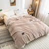 Foreign trade blanket milk velvet cut flower plaid blanket office nap blanket gift blanket sofa blanket bed sheet factory batch