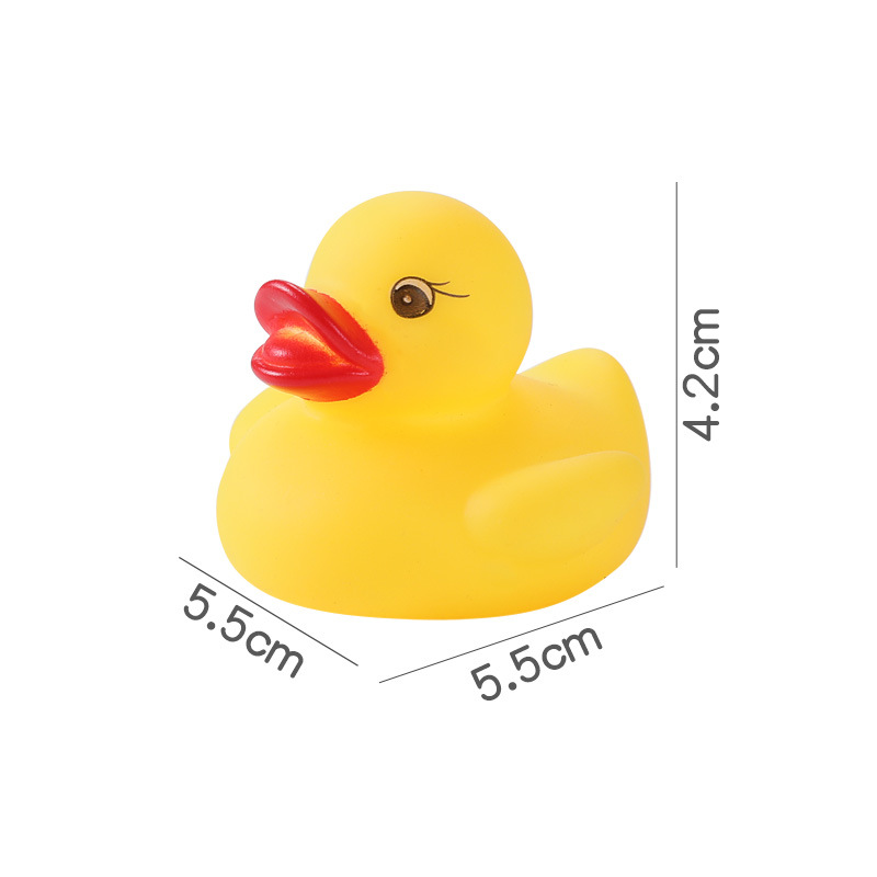 搪胶捏捏乐可爱动物小鸭子儿童洗澡戏水宝宝浴室沐浴益智玩具批发