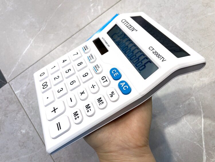 karuida /卡瑞达 计算器 CT-2000TV双屏显示  两个颜色