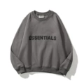 Dark gray crew neck