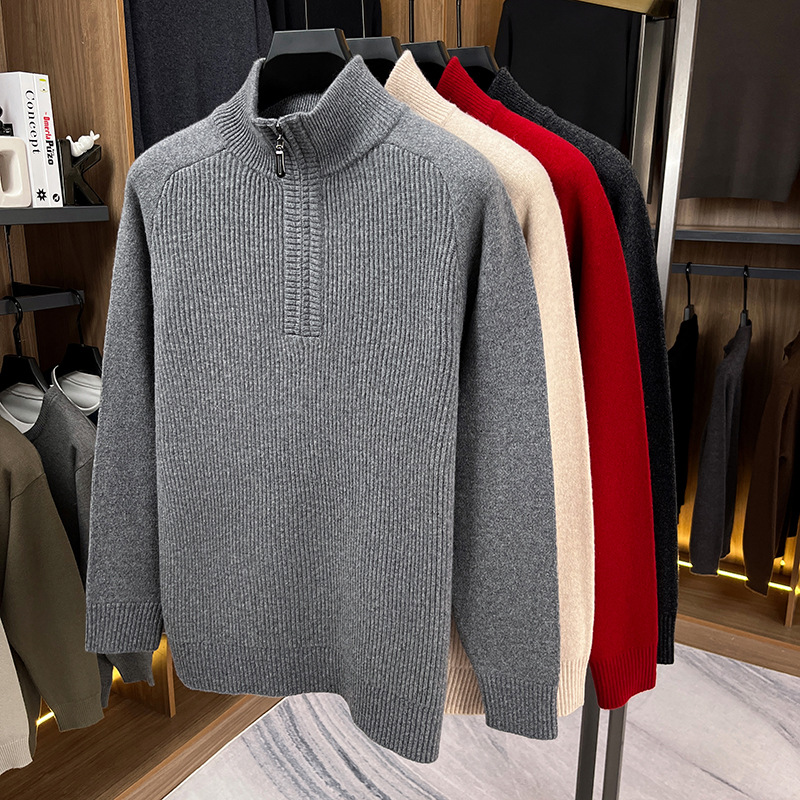 Áo Sơ Mi Nam Áo Len Dày Ấm Hàng Mùa Xuân Thu Đông