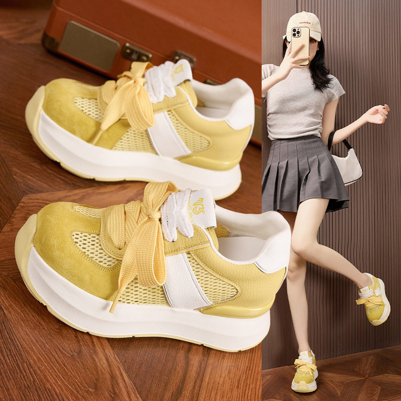 Sandal cao gót nữ hở mũi quai ngang đế wedge – gót siêu cao 8 cm — Quả cầu, Hồng, Gạo trắng