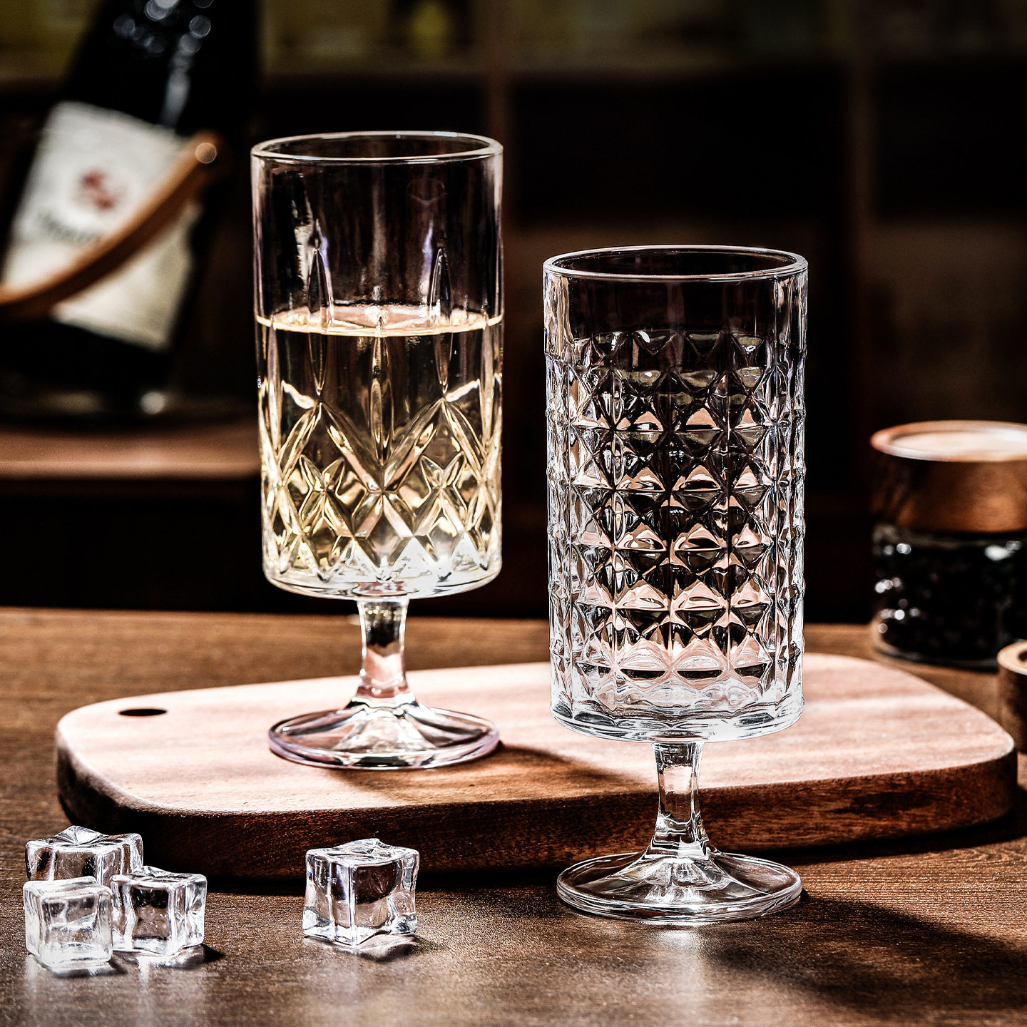 High-Looking Cocktail Cup, Short-Legged Cocktail Cup, Cold Drink Glass, Beer Cup, Juice Cup, Coffee Cup, Beverage Cup