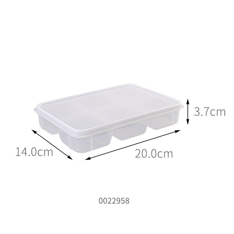 Japan imported SANADA refrigerator compartment fresh-keeping box kitchen seasoning storage box food grade frozen fresh-keeping box