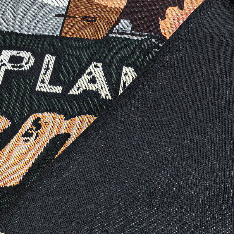 Outdoor camping campfire blanket black dark sofa single seat blanket camping tent blanket blanket