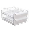 Two-story drawer-type egg storage box fresh-keeping box refrigerator drawer-type egg box factory direct sales a generation of hair