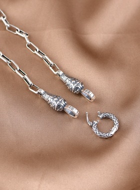 可打开复古做旧时尚简约项链女款