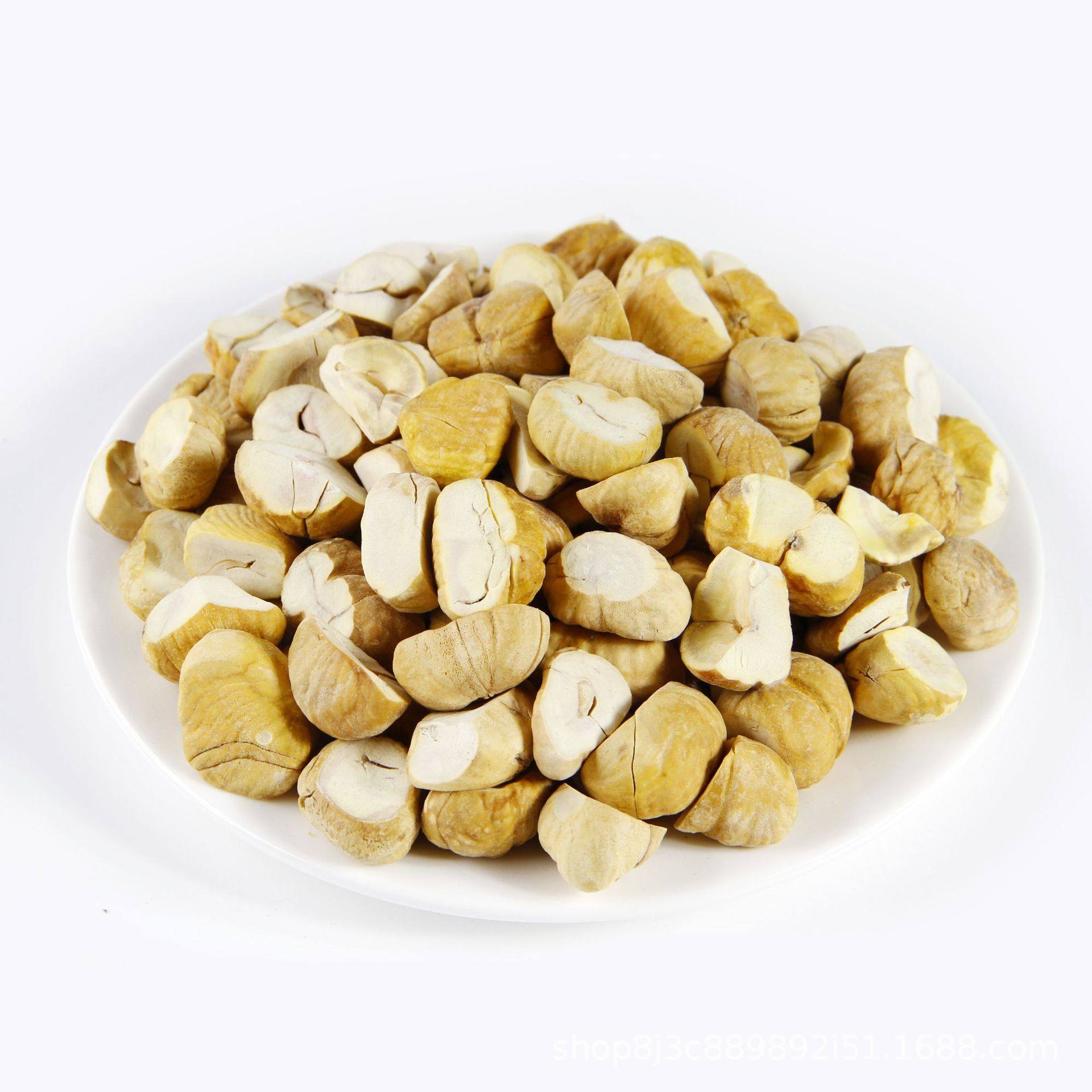 Freeze-dried raw chestnut kernel dehydrated raw chestnut dried porridge cooking dried fruit raw materials nuts freeze-dried source factory wholesale
