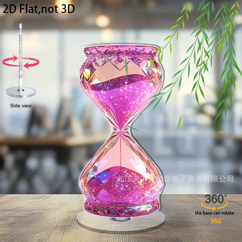 跨境新款春季热销2D平面亚克力旋转摆件芭蕾舞女孩八音盒装饰摆件