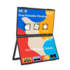 18.5-Inch Foldableing Dual-Screen Display, Portable Screen, One-Line Connection to Computer Notebook Expansion Screen, Ps5 External Screen