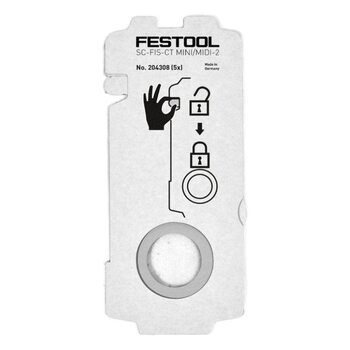 Fit Festool 204308/MIDI vacuum cleaner accessories non-woven bag dust bag