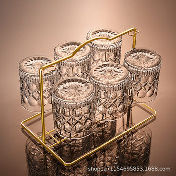 High-Appearable Whisky Glass Creative Glass Beer Glass Household Glass suit European Internet Celebratory Bar Wine Glass