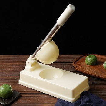 Qingming fruit green ball skin pressing mold hand-made cake Amy cake bag moon cake skin household tool snow Mei Niang artifact