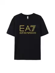 Cross-border export source summer men's new T-shirt relaxed-fit cool cotton casual short-sleeved T-shirt versatile fashion