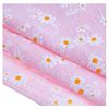 100% Cotton 40S Printed Three-Dimensional Daisy DIY Floral Fabric for Dresses, Children's Clothing, and Tablecloth Material