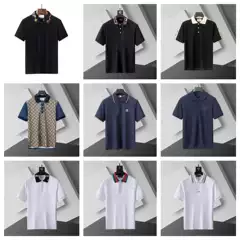 Cross-Border High-Quality Ss26 New Summer European Style Men's Embroidered Polo Shirt, Fashionable and Versatile, Available for Dropshipping