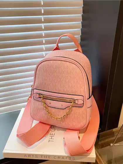 Korean Niche Broadband Lightweight Backpack 2025 New Student Simple Work Clothing Contrasting Color Backpack Bag for Women