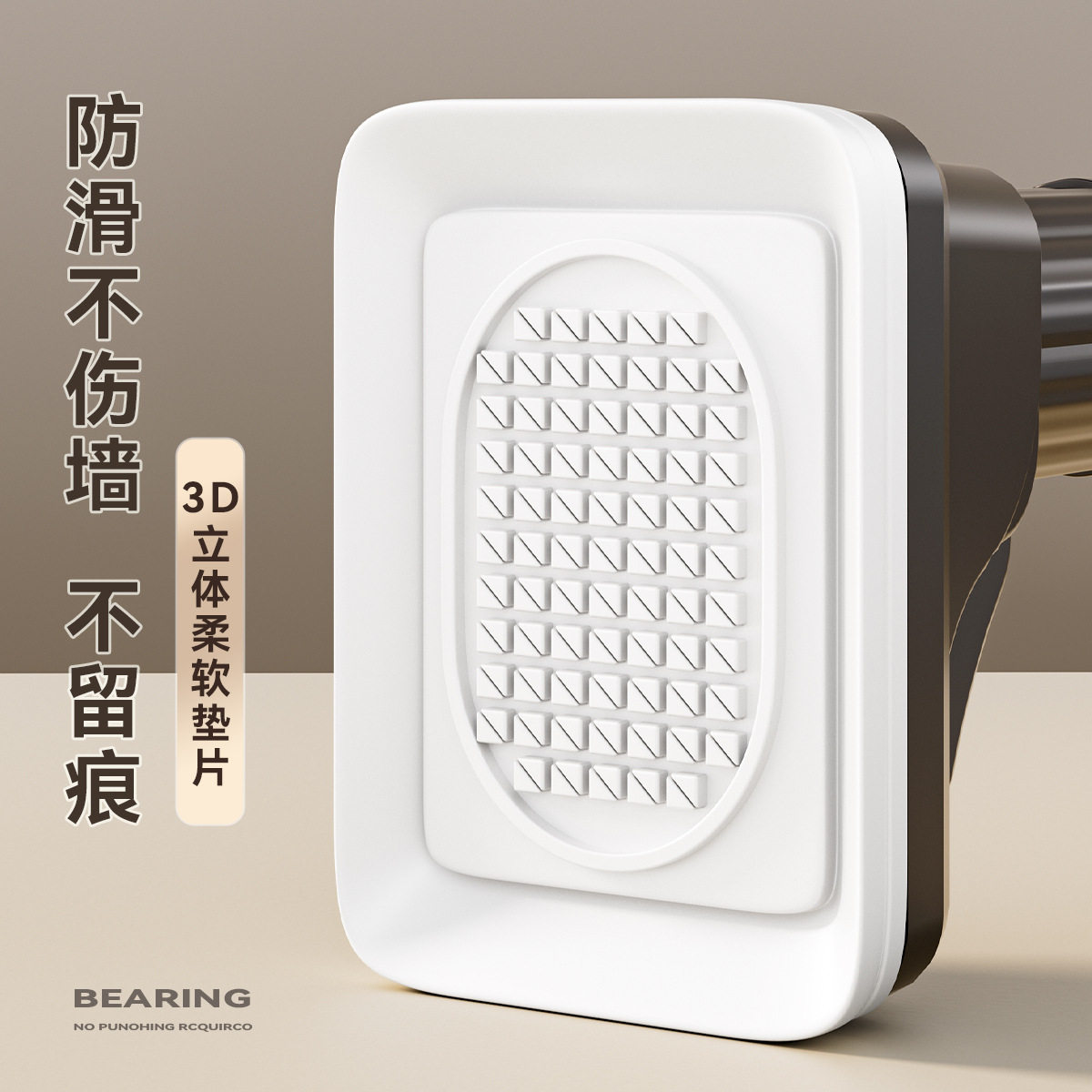 ♔ One-Touch Stretchable No-Drill Telescopic Clothes Drying Rod, Adjustable Stainless Steel Clothes Drying Rod, Household Wardrobe Telescopic Rod Support