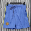 Manchester united 2526 player edition casual shorts blue and red