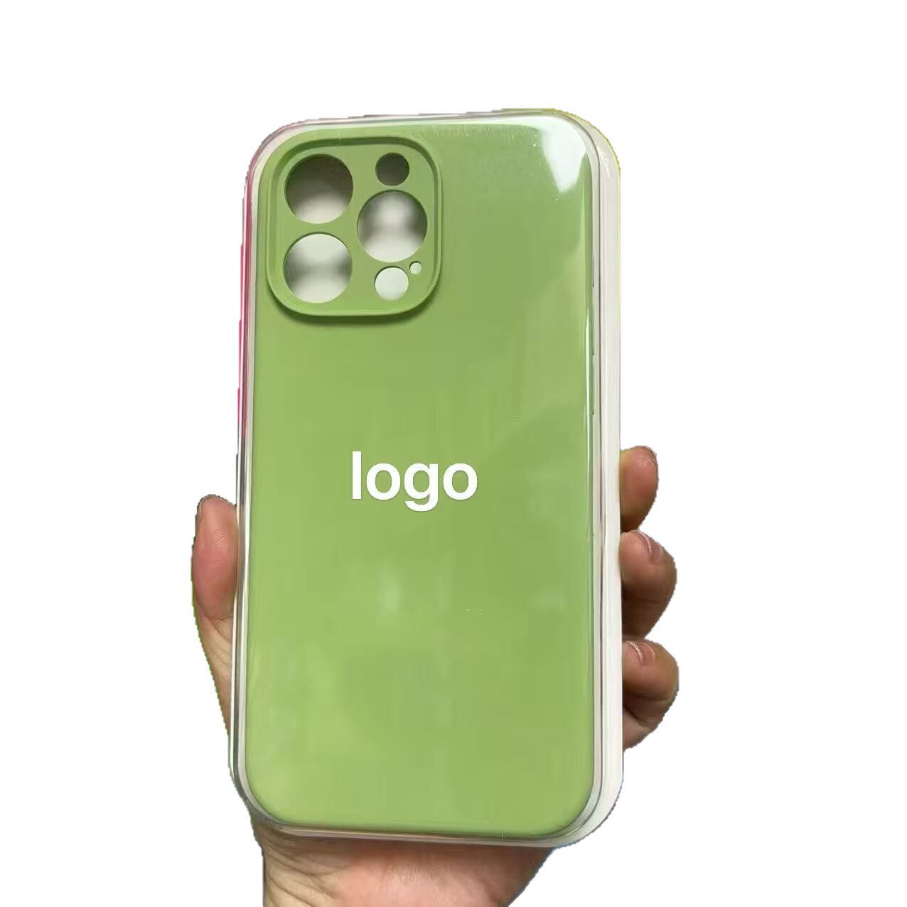 Precision Hole Liquid Silicone All-Inclusive Mobile Phone Case Suitable for Apple 17 Series Iphone15 Promax14 Simple Anti-