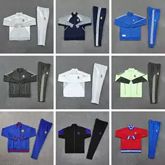 Autumn and Winter 25/26 La Liga Real Madrid Barcelona Atletico Long Jacket Suit Football Training Sports Appearance Uniform