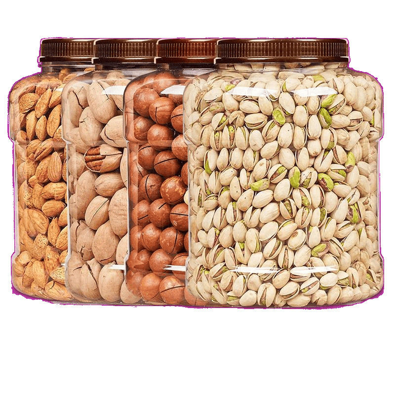 Pistachio Mixed Nut Combination Gift Package Summer Fruit Almond Cashew Pecan Canned Snacks Wholesale