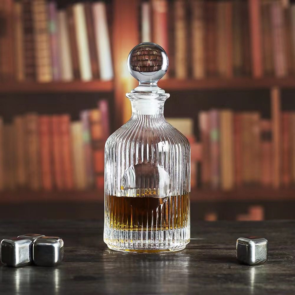 Amazon Cross-border Crystal Glass Whiskey Wine Bottle Wine Bottle Wine Bottle Wine Decanter Wine Bottle Wine Glass Wine Set