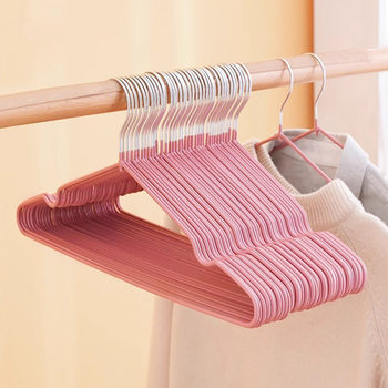 Simple Wire Traceless Hanger Non-slip Non-injuring Clothes High Load-bearing Durable Hanger Storage Artifact Household Drying Hanger