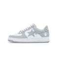 Silver gray patent leather