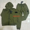 Set zipper style military green