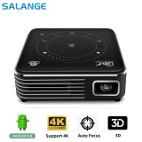 DLP Micro DLP-проектор P11 Smart Mini Портативный 4K-проектор Android для домашнего офиса