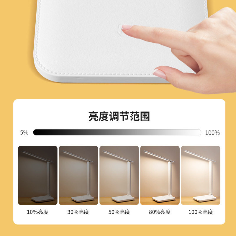 led folding table lamp eye protection bedside lamp student learning special atmosphere usb nightlight bedroom dormitory reading lamp