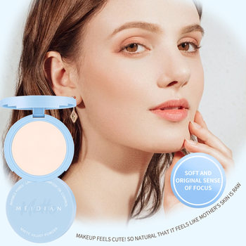 Meidian Cross-Border Full English Version Matte Matte Powder Powder, Delicate, Silky, Clear and Nude Makeup, Natural and Long-Lasting Concealer Powder