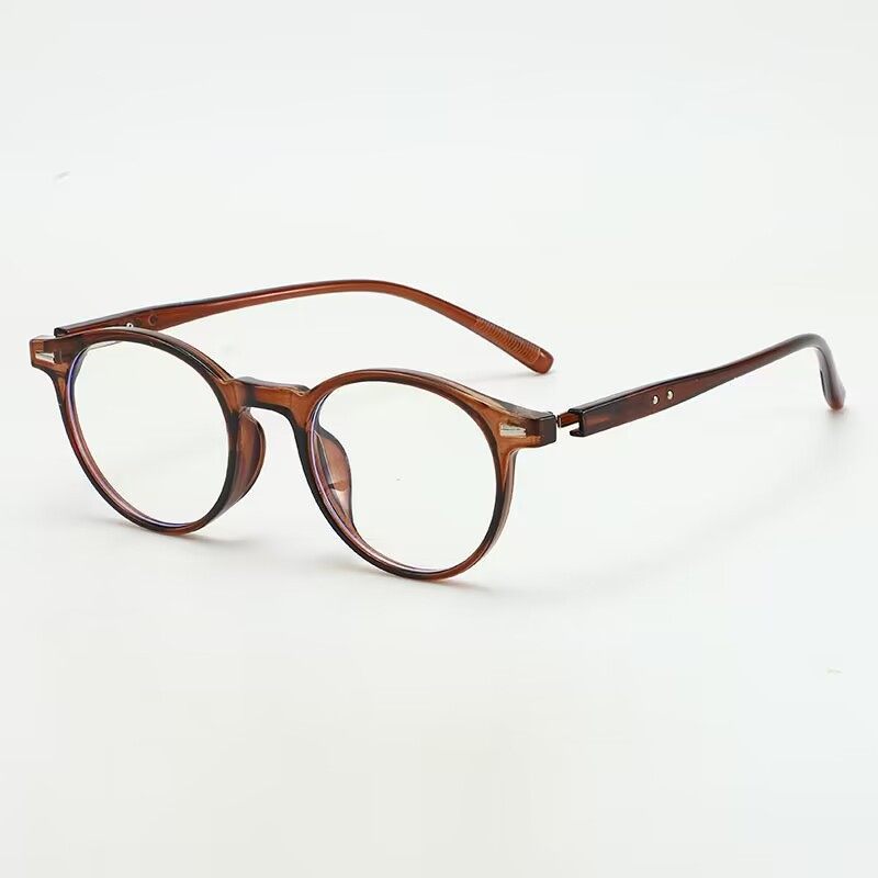 Classic Boston frame myopia glasses men's round frame glasses frame tide small frame glasses women's myopia can be matched