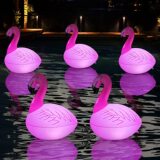 Плавающий светильник Flamingo, водонепроницаемый надувной солнечный светильник для бассейна, подходит для наружного светодиодного светового шара для бассейна