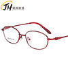 Factory wholesale titanium alloy thick gold plating metal glasses frame can be installed presbyopia frame 3020