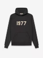 Black hooded sweatshirt