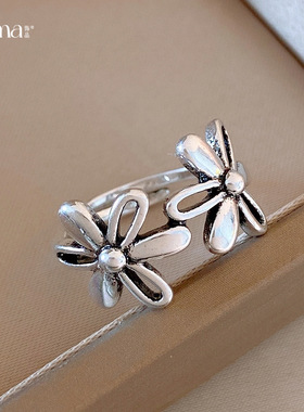 镂空开口戒指轻奢甜酷