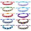 Cross-Border New Bohemian Style Colorful Braided Bracelet Ethnic Style Rainbow Braided Bracelet Manufacturer Ready Stock