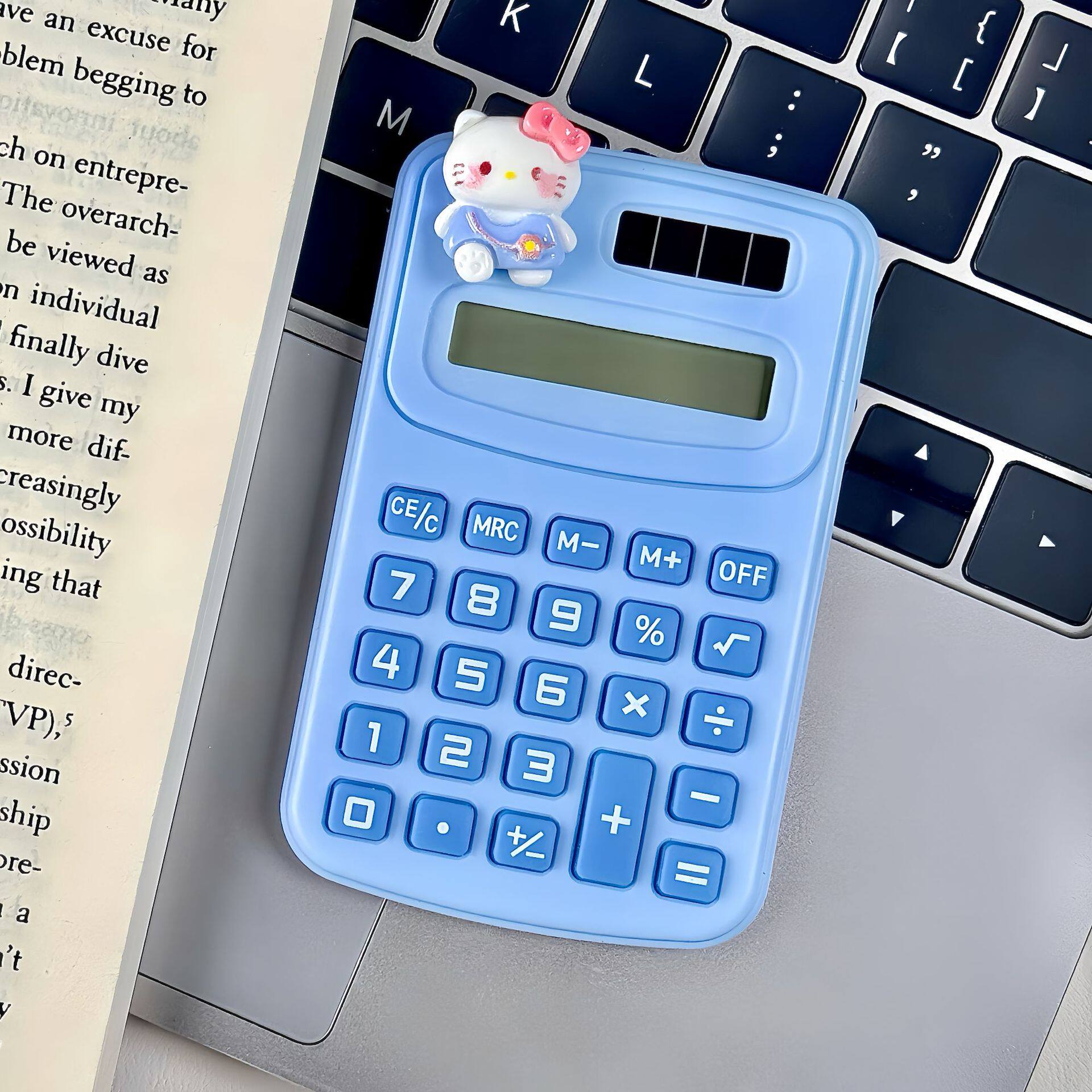 可爱卡通高颜值迷你计算器便携式学生办公小型计算机学习文具批发