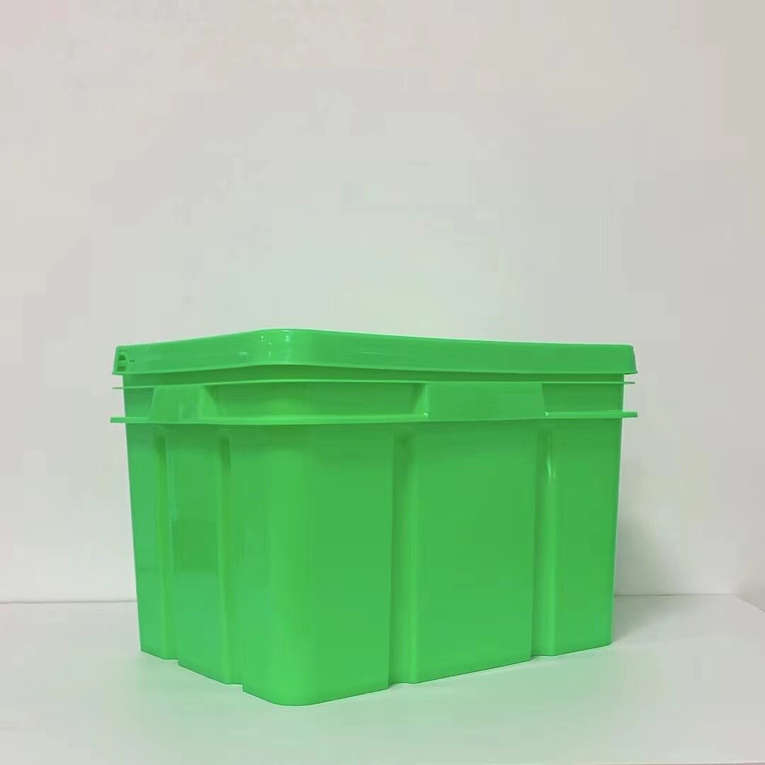 Factory Direct Sales 30-Liter Square Frame Shelf Turnover Box Thickened Plastic Industrial Storage Box Logistics
