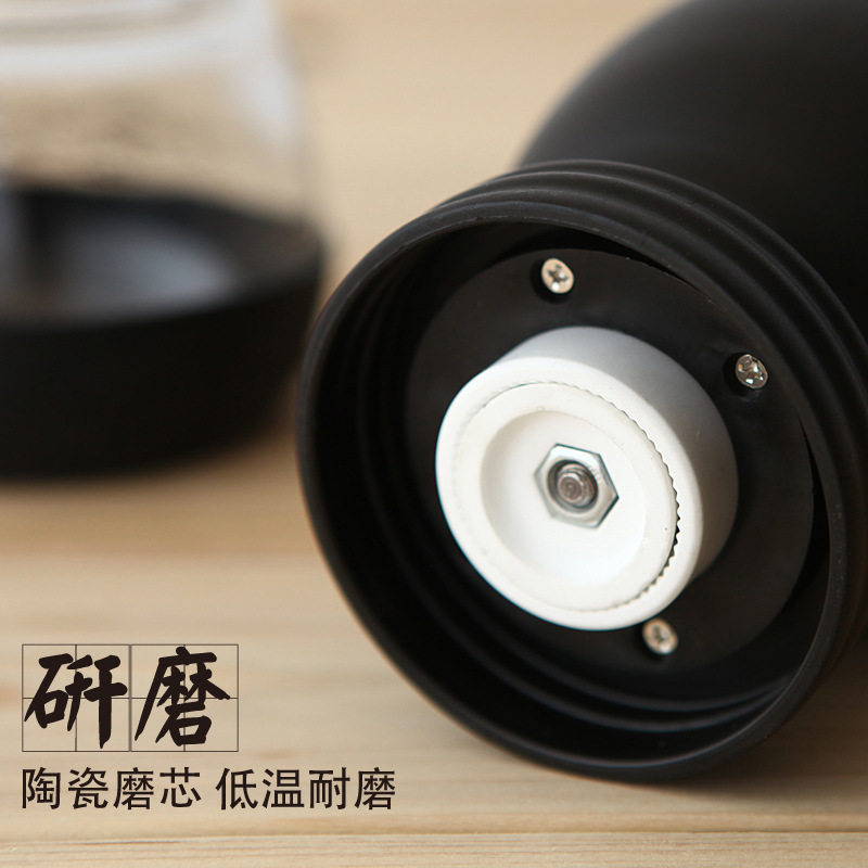 Manual grinder hand-cranked coffee machine glass full body washing Coffee Grinder coffee bean grinder hand-cranked