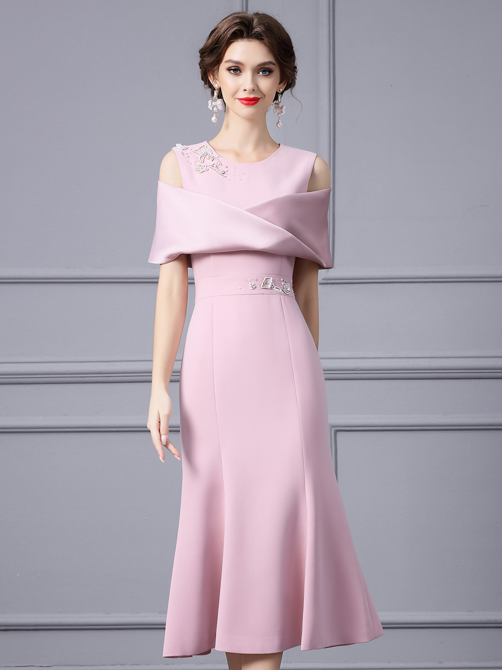 (Mới) Mã K0487 Giá 3330K: Váy Đầm Liền Thân Nữ Shtdc Kiểu Đuôi Cá Thời Trang Nữ Chất Liệu G06 Sản Phẩm Mới, (Miễn Phí Vận Chuyển Toàn Quốc).